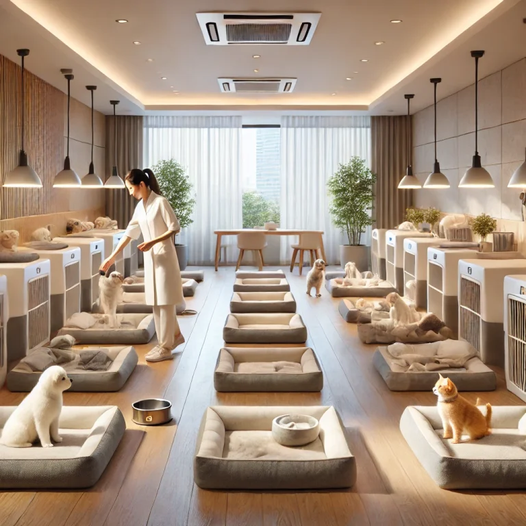 Khách sạn cho chó mèo tại TP.HCM với khu vực nghỉ ngơi riêng và nhân viên tận tình