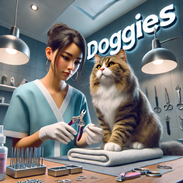 Dịch vụ cắt móng cho mèo chuyên nghiệp tại DOGGIES Pet Shop