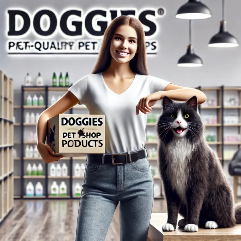 Khách hàng hài lòng với sản phẩm chăm sóc tại DOGGIES Pet Shop.